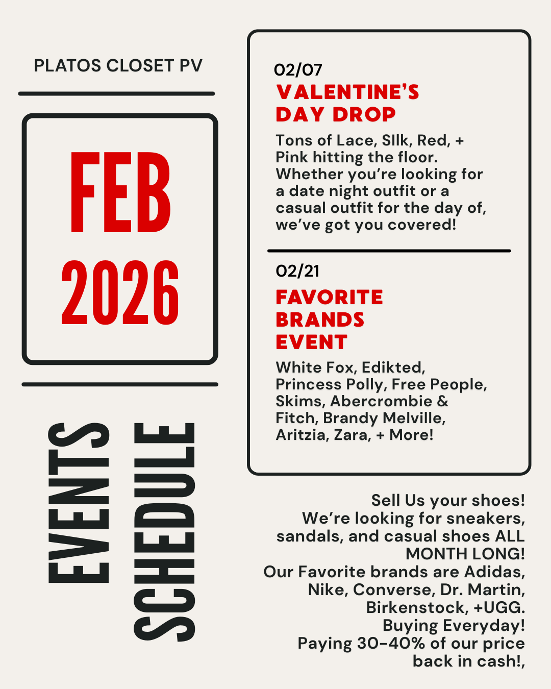 February Events and Promotions